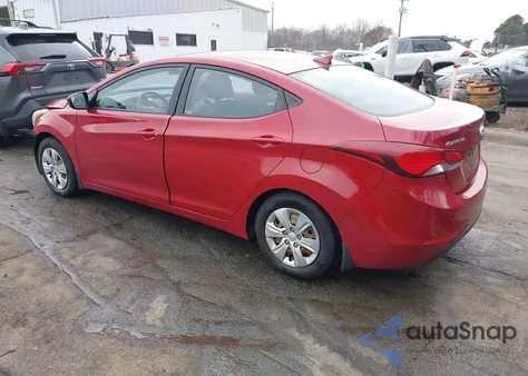 2016 Hyundai Elantra Se z USA, uszkodzony, nr VIN KMHDH4AE4GU599513